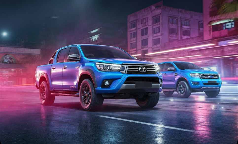 Toyota Hilux vs Ford Ranger for Guyana